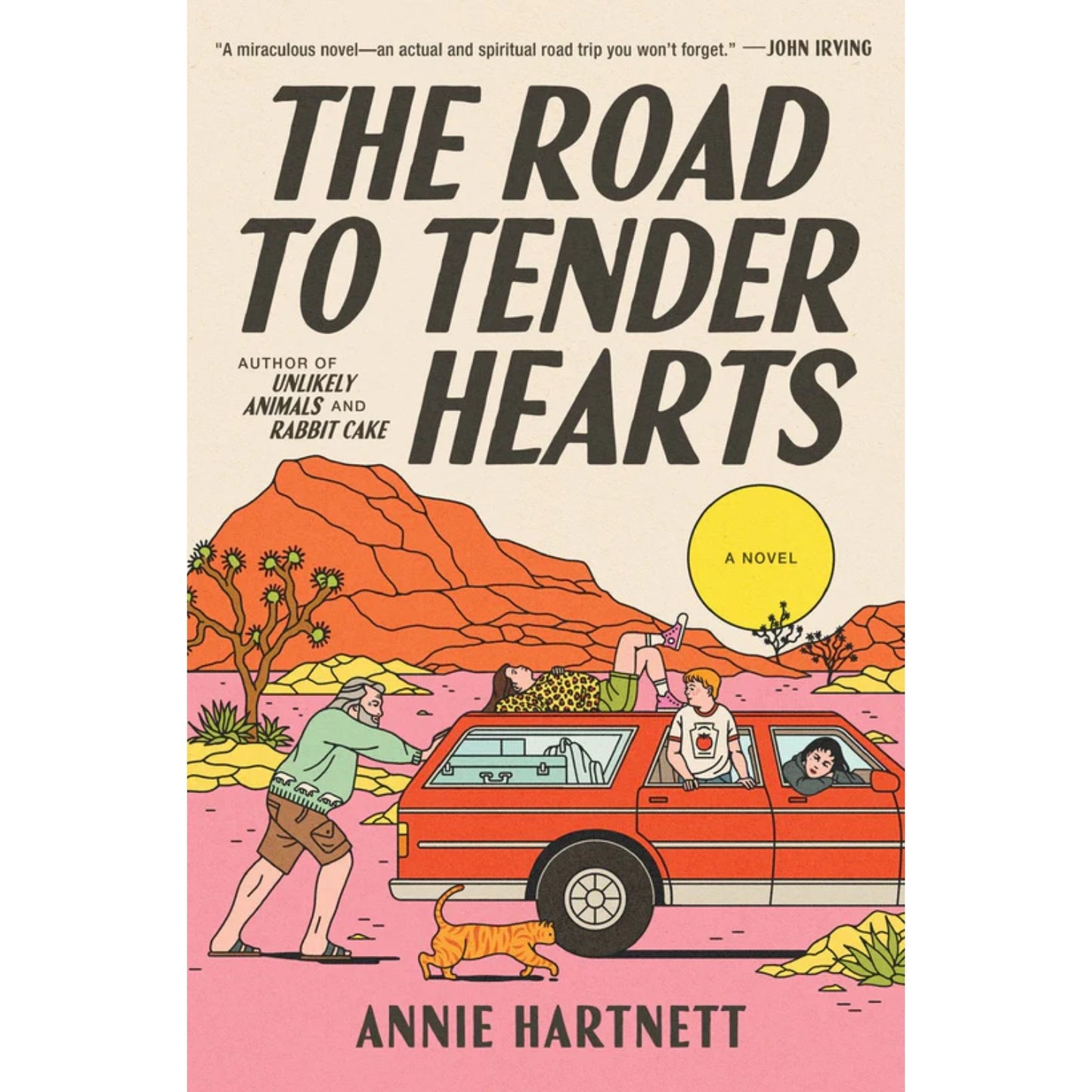The Road to Tender Hearts book cover by Annie Hartnett hardcover novel