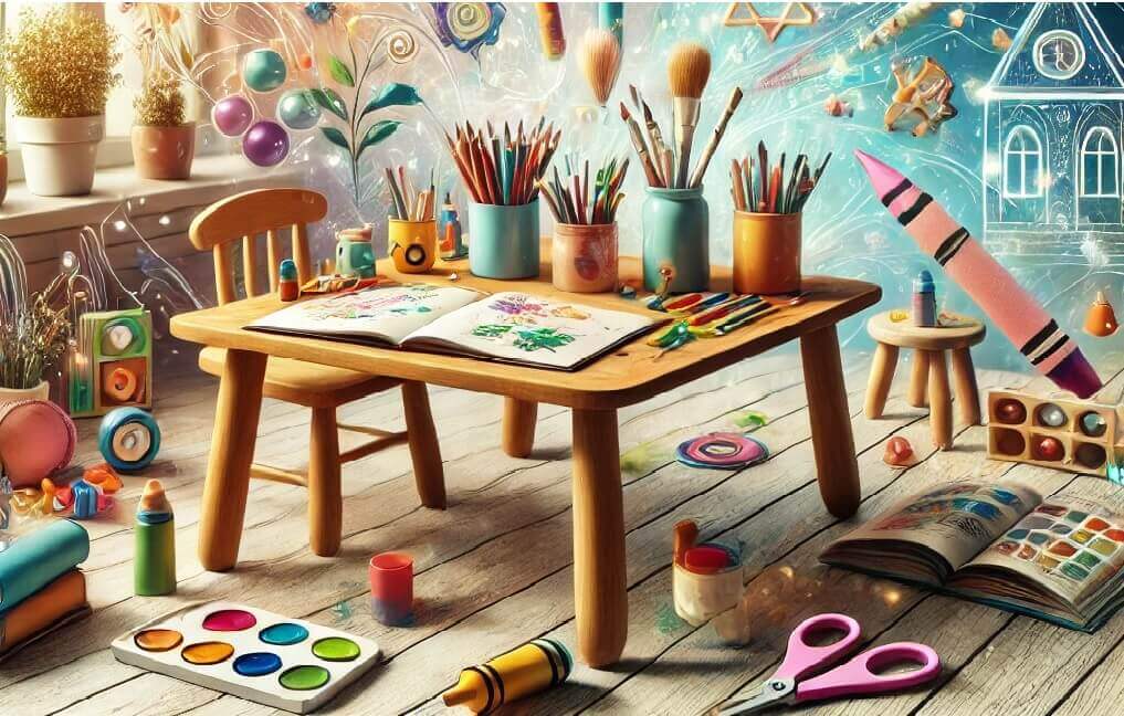 Creative Activity Table For Kids – Nilya Store