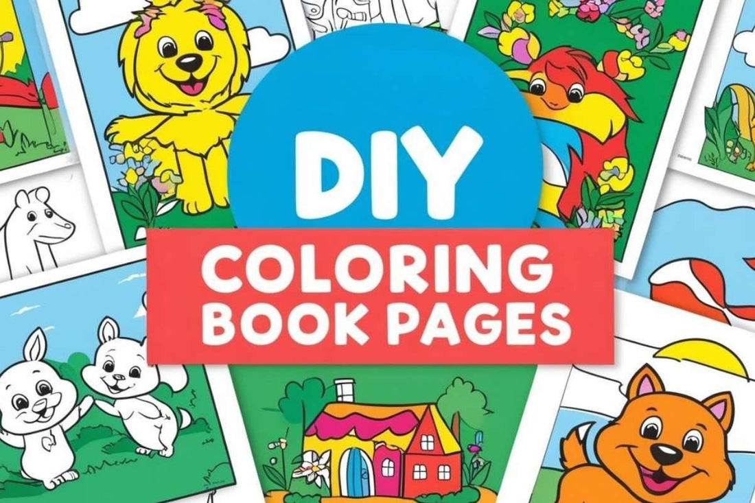 DIY Coloring Books for Kids