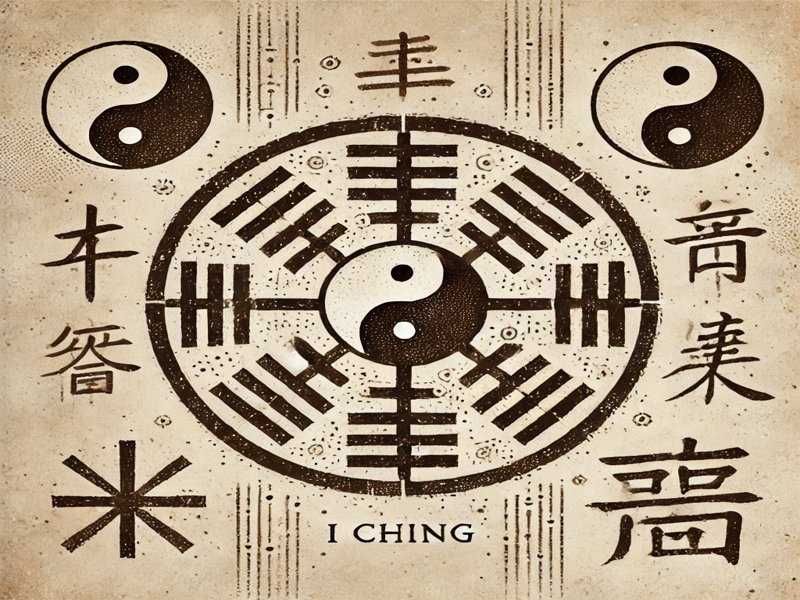 I Ching hexagram for divination | I Ching divination with ancient Chinese hexagrams | Traditional fortune-telling and wisdom from the Book of Changes