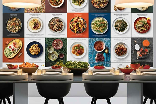 "Single-Concept vs. Multi-Concept Cookbooks – A realistic kitchen scene comparing a focused cuisine cookbook with a diverse recipe collection.