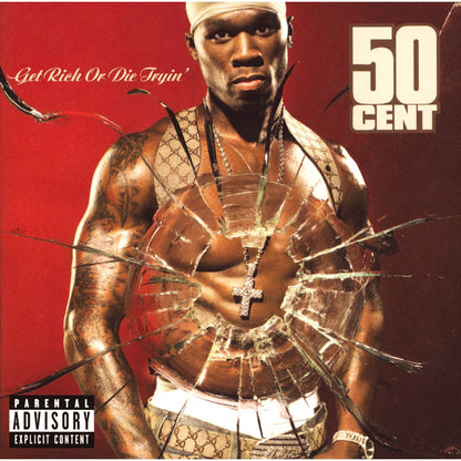 50 Cent, Get Rich or Die Tryin, vinyl, clear vinyl, hip-hop, Dr. Dre, Eminem, In da Club