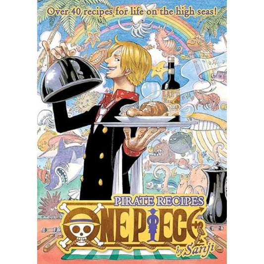One Piece Pirate Recipes cookbook cover by Sanji hardcover
